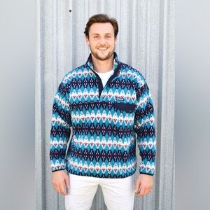 Patagonia Synchilla Snap-T Pullover Forest Carpet : Deep Sea Blue Size XS